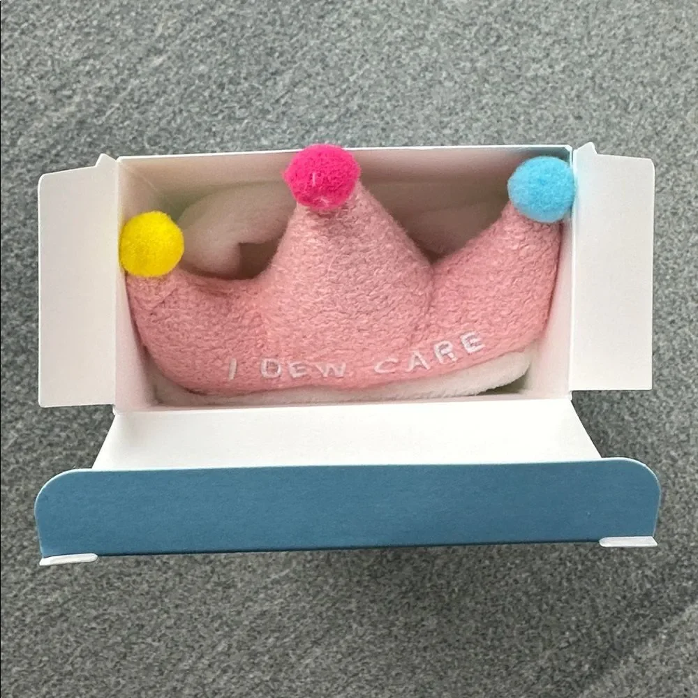 NIB I Dew Care Pink Tiara Soft Headband Skincare Accessory Self‑Care & Spa Night